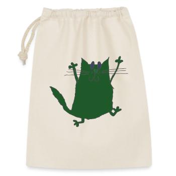 Chat Vert - Sac cadeau 30 x 45 cm - nature - Devant
