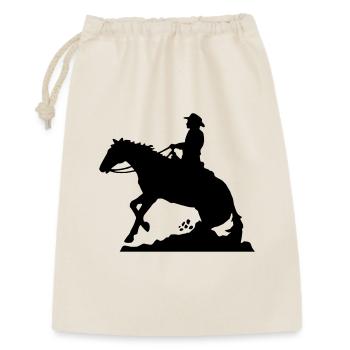 Western Riding Man - Gift Bag 30 x 45 cm - nature - Front