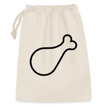 chicken thigh - Gift Bag 30 x 45 cm - nature - Front