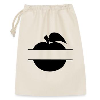 Text cutout in apple - Gift Bag 30 x 45 cm - nature - Front