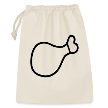 chicken thigh - Gift Bag 30 x 45 cm - nature - Front