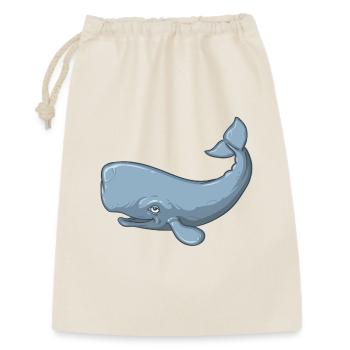 Sperm Whale - Geschenkbeutel aus Baumwolle (30 x 45 cm) - Natur - Vorne