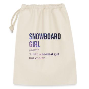 Snowboard - Gift Bag 30 x 45 cm - nature - Front