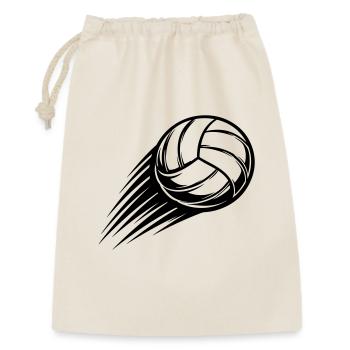 Ballon de volley-ball - Sac cadeau 30 x 45 cm - nature - Devant