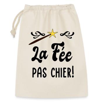 La fée pas chier! - Sac cadeau 30 x 45 cm - nature - Devant