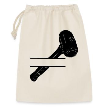 Hammer monogram for demolition - Gift Bag 30 x 45 cm - nature - Front