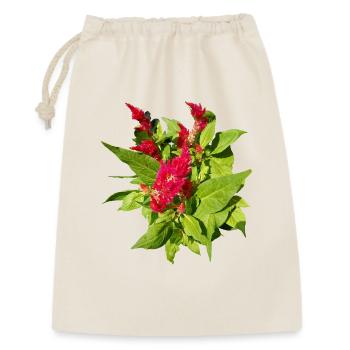 ROTE CELOSIEN - Geschenkbeutel aus Baumwolle (30 x 45 cm) - Natur - Vorne