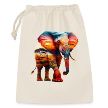 Elephant - Gift Bag 30 x 45 cm - nature - Front