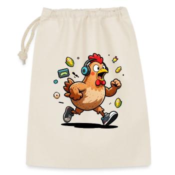 Free-range player rooster chicken - Gift Bag 30 x 45 cm - nature - Front