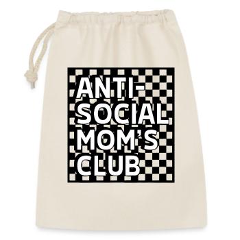 Anti-Social Mom's Club - Gift Bag 30 x 45 cm - nature - Front