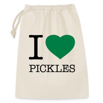 I LOVE PICKLES - Gift Bag 30 x 45 cm - nature - Front