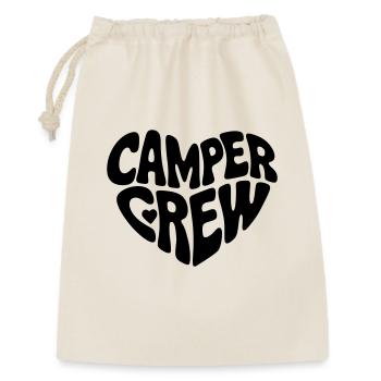 Cœur d’équipage campeur - Sac cadeau 30 x 45 cm - nature - Devant
