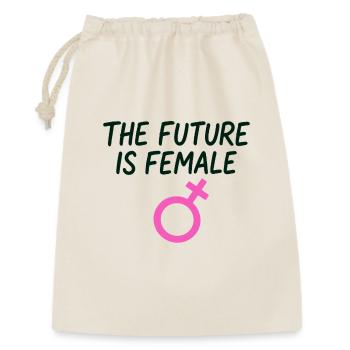 Female Saying Empowerment Girl Power - Gift Bag 30 x 45 cm - nature - Front