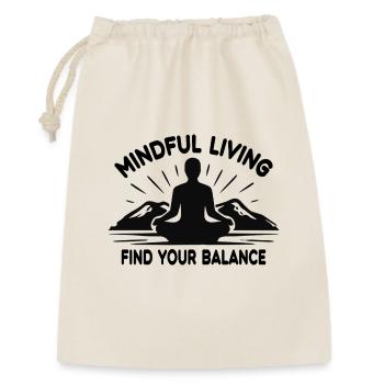 Yoga, Meditation, Mountains, Mindfulness, Tranquility - Gift Bag 30 x 45 cm - nature - Front