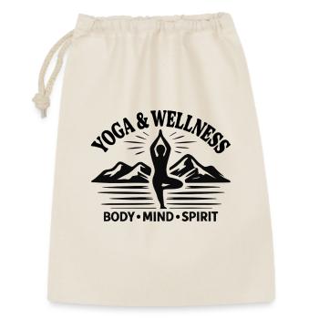 Body Mind Spirit Yoga Wellness Mountains - Gift Bag 30 x 45 cm - nature - Front