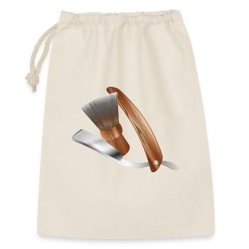 classic razor and shaving brush - Gift Bag 30 x 45 cm - nature - Front