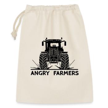 Tractor protest Angry farmers - Gift Bag 30 x 45 cm - nature - Front