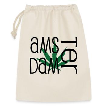 Amsterdam - Cannabis - Weed - Gift Bag 30 x 45 cm - nature - Front