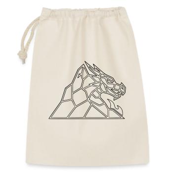 Drachenfels Geometric : Dragon Saga comme vecteur - Sac cadeau 30 x 45 cm - nature - Devant