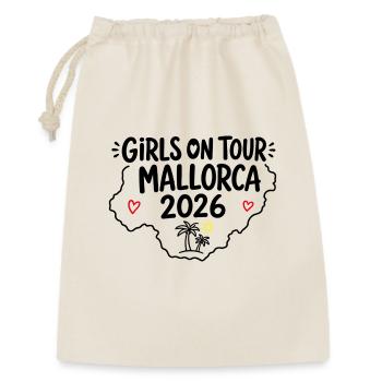 Malle 2026 Girls On Tour Mallorca 2026 - Geschenkbeutel aus Baumwolle (30 x 45 cm) - Natur - Vorne