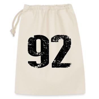 92 Number Jersey - Gift Bag 30 x 45 cm - nature - Front