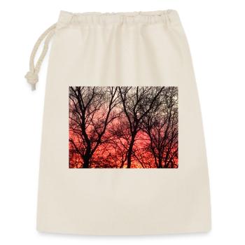 Abendrot_1 - Geschenkbeutel aus Baumwolle (30 x 45 cm) - Natur - Vorne