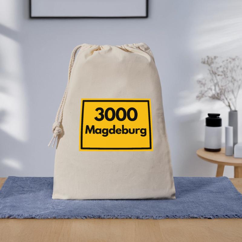 OLD POSTCODE POSTCODE RETRO 3000 MAGDEBURG OSTEN Gift Bag 30 x 45 cm