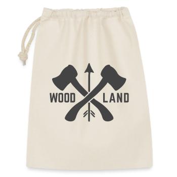 Woodland Axe Outdoor Camping Bushcraft Design - Gift Bag 30 x 45 cm - nature - Front