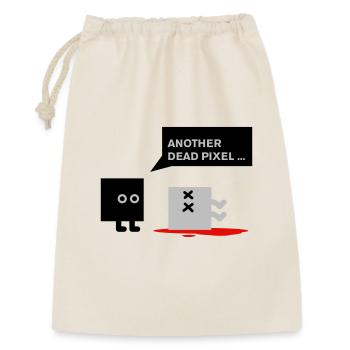 dead pixel_english - Geschenkbeutel aus Baumwolle (30 x 45 cm) - Natur - Vorne