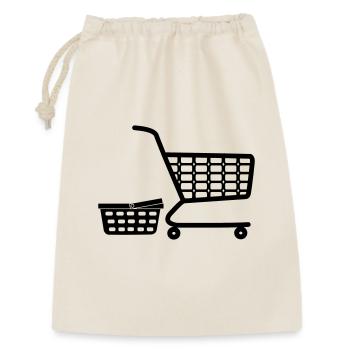 Shopping cart and basket - Gift Bag 30 x 45 cm - nature - Front