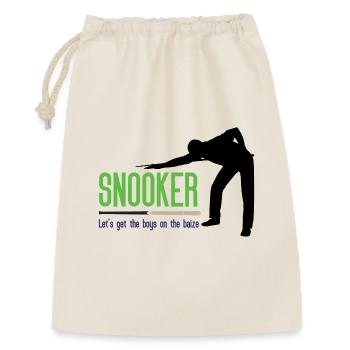 Snooker - Let's get the.boys on the baize - Gift Bag 30 x 45 cm - nature - Front