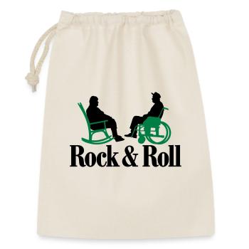 Rock n Roll 2clr New - Geschenkbeutel aus Baumwolle (30 x 45 cm) - Natur - Vorne