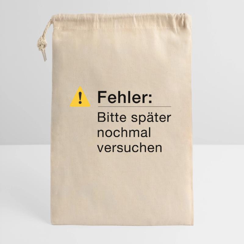 Fehler: Bitte noch einmal versuchen, Informatik Geschenkbeutel aus Baumwolle (30 x 45 cm)
