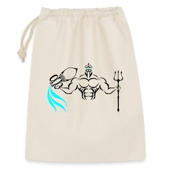 Alpha Aquarius Deluxe - Geschenkbeutel aus Baumwolle (30 x 45 cm) - Natur - Vorne
