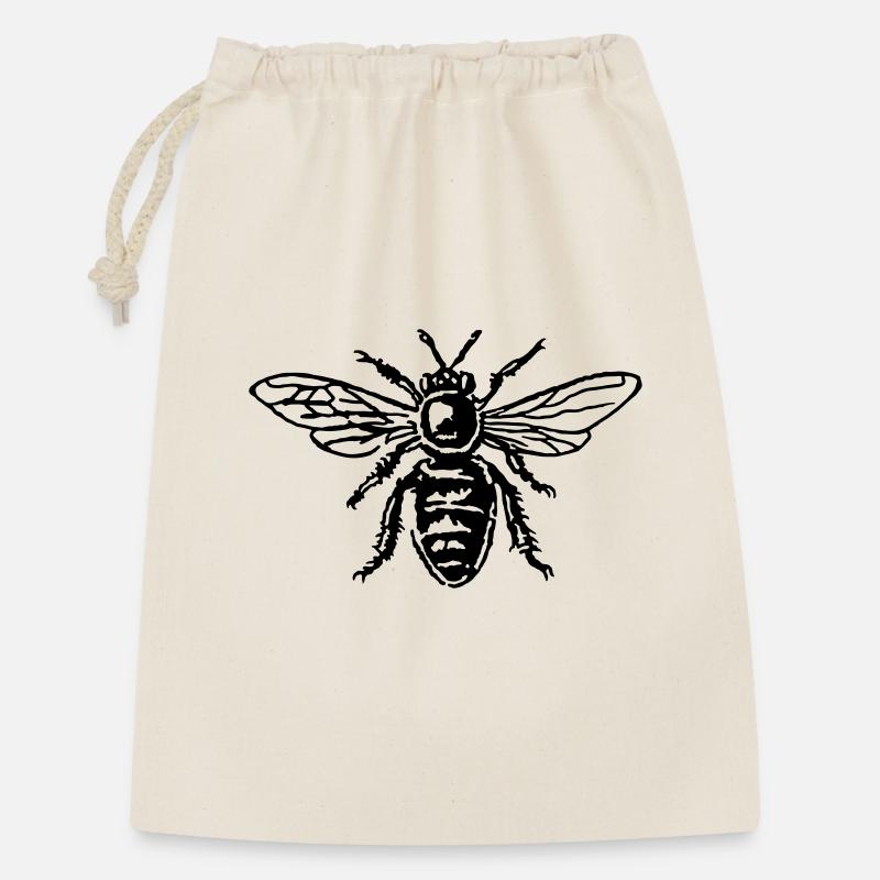 Abeille - Sac cadeau 30 x 45 cm - nature