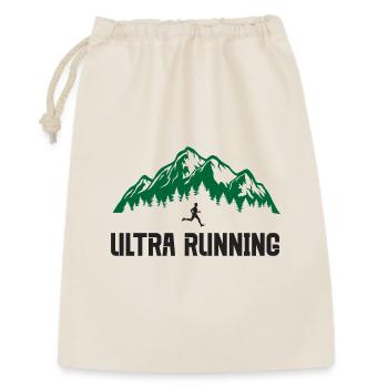 Ultra-Laufen - Geschenkbeutel aus Baumwolle (30 x 45 cm) - Natur - Vorne