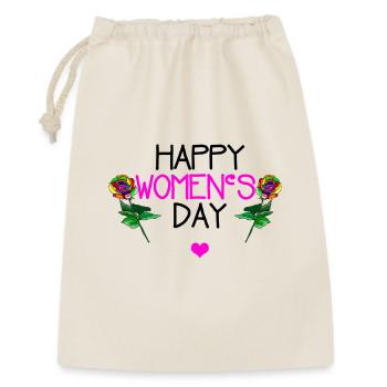 Happy Women's Day - Gift Bag 30 x 45 cm - nature - Front