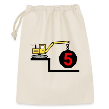 Excavator - Gift Bag 30 x 45 cm - nature - Front