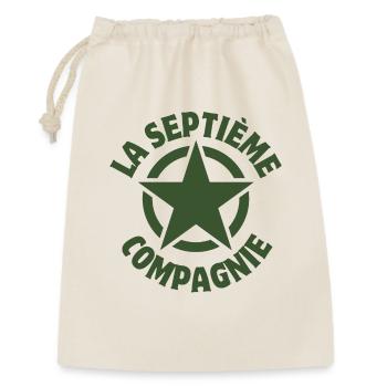 la septième compagnie, film culte, militaire - Sac cadeau 30 x 45 cm - nature - Devant