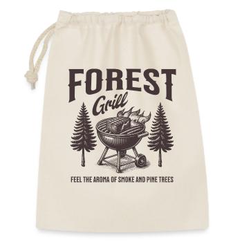 Forest Grill Holzaromen - Geschenkbeutel aus Baumwolle (30 x 45 cm) - Natur - Vorne