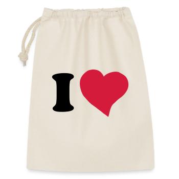 I love ... - Gift Bag 30 x 45 cm - nature - Front