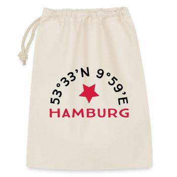 Hambourg - Sac cadeau 30 x 45 cm - nature - Devant