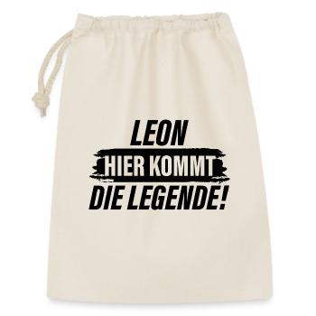 Leon, voici la légende - Sac cadeau 30 x 45 cm - nature - Devant