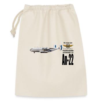 An-22 - Geschenkbeutel aus Baumwolle (30 x 45 cm) - Natur - Vorne