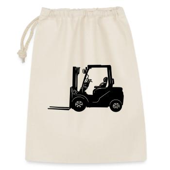 Forklift Forklift, handle, forklift - Gift Bag 30 x 45 cm - nature - Front