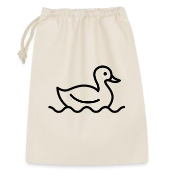 Canard - Sac cadeau 30 x 45 cm - nature - Devant