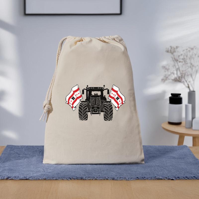 Drenthe_Tractor_Pride Geschenkbeutel aus Baumwolle (30 x 45 cm)
