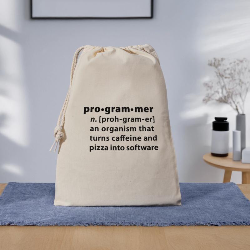 Programmer definition - Programmer la définition Sac cadeau 30 x 45 cm