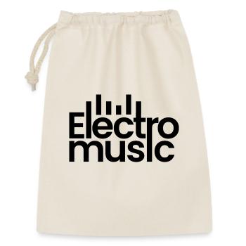 Logo de la musique électro - Sac cadeau 30 x 45 cm - nature - Devant