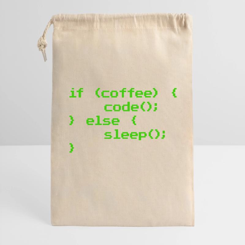 No Coffee No Code Programmer Computer Scientist Gift Bag 30 x 45 cm